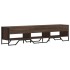 Mueble de TV madera de ingeniería roble marrón 180x34x41