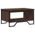 Mesa de centro madera de ingeniería marrón roble 75x51x40