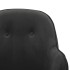 Silla mecedora de terciopelo gris