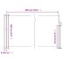 Toldo lateral retráctil antracita 100x300