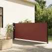 Toldo lateral retráctil marrón 117x300 cm