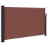 Toldo lateral retráctil marrón 117x300
