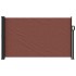 Toldo lateral retráctil marrón 117x300