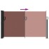 Toldo lateral retráctil marrón 117x300
