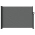 Toldo lateral retráctil gris antracita 140x300