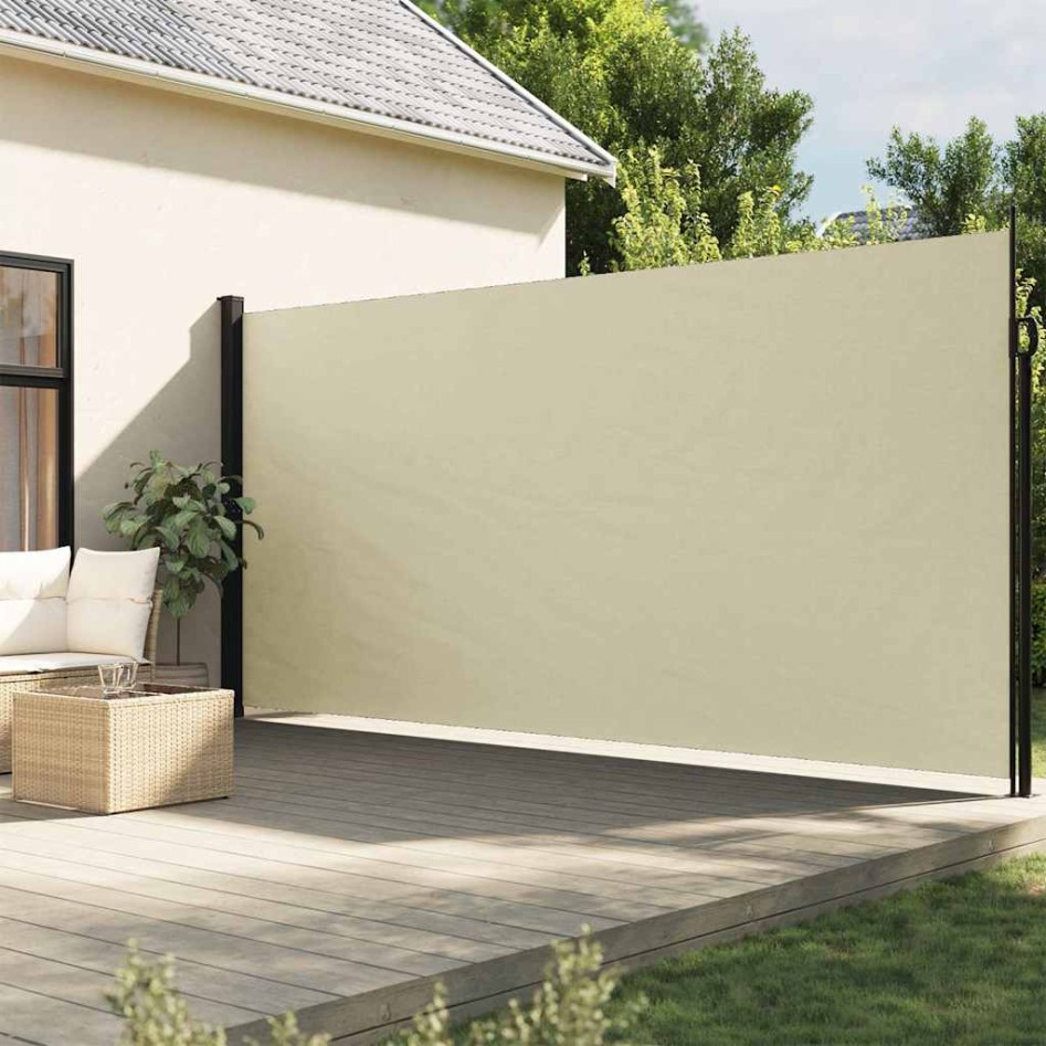 Toldo lateral retráctil crema 200x300