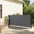 Toldo lateral retráctil gris antracita 120x500