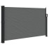 Toldo lateral retráctil gris antracita 120x500