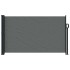 Toldo lateral retráctil gris antracita 120x500