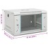 Armario rack de servidores de pared 6U 19 IP20 53x40x30