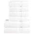 Juego de toallas premium SOLUND 6 unidades blanco 600