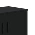 Mueble de TV madera de ingeniería negro 122x34x41