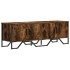 Mueble de TV madera de ingeniería roble ahumado 122x34x41