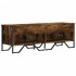 Mueble de TV madera de ingeniería roble ahumado 122x34x41