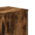 Mueble de TV madera de ingeniería roble ahumado 122x34x41