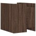 Mesita de noche madera de ingeniería roble marrón 45x50x50