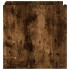 Mesita de noche madera de ingeniería roble ahumado 45x50x50