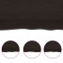 Encimera de baño madera tratada marrón oscuro 100x40x(2-4)
