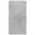 Armario de lavabo madera ingeniería gris hormigón 63x29x55