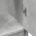 Armario de lavabo madera ingeniería gris hormigón 63x29x55