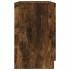 Armario de lavabo madera ingeniería roble ahumado 59x37x59