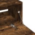 Armario de lavabo madera ingeniería roble ahumado 59x37x59