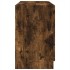 Armario de lavabo madera ingeniería roble ahumado 78x37x59