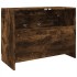 Armario de lavabo madera ingeniería roble ahumado 78x37x59