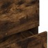 Armario de lavabo madera ingeniería roble ahumado 78x37x59