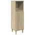 Armario de baño madera contrachapada roble Sonoma 30x30x100