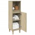 Armario de baño madera contrachapada roble Sonoma 30x30x100