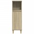 Armario de baño madera contrachapada roble Sonoma 30x30x100