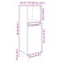 Armario de baño madera contrachapada roble Sonoma 30x30x100