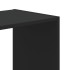 Estantería de madera de ingeniería negra 102x32x108