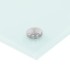 Salpicaderos de cocina 2 uds vidrio templado blanco 70x60