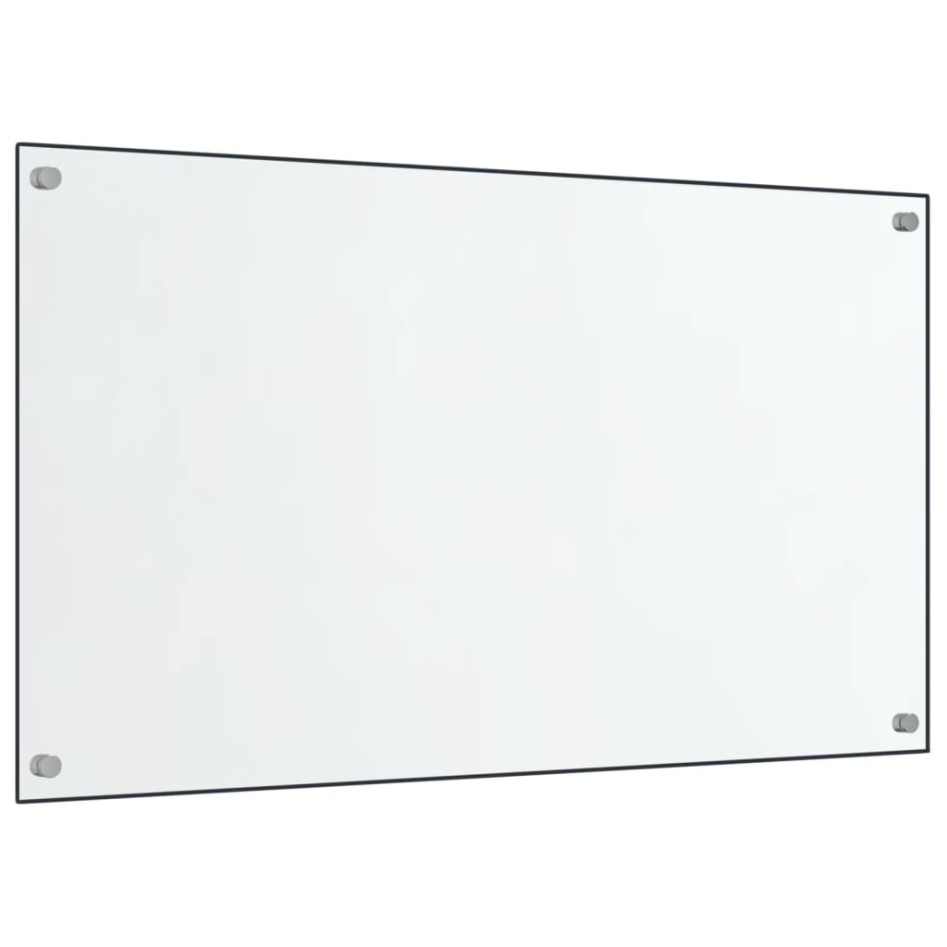 Salpicaderos cocina 2 uds vidrio templado transparente 70x60