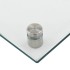 Salpicaderos cocina 2 uds vidrio templado transparente 70x60