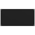 Salpicaderos de cocina 2 uds vidrio templado negro 80x40