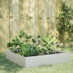 Jardinera de acero inoxidable 100x100x33,5 cm