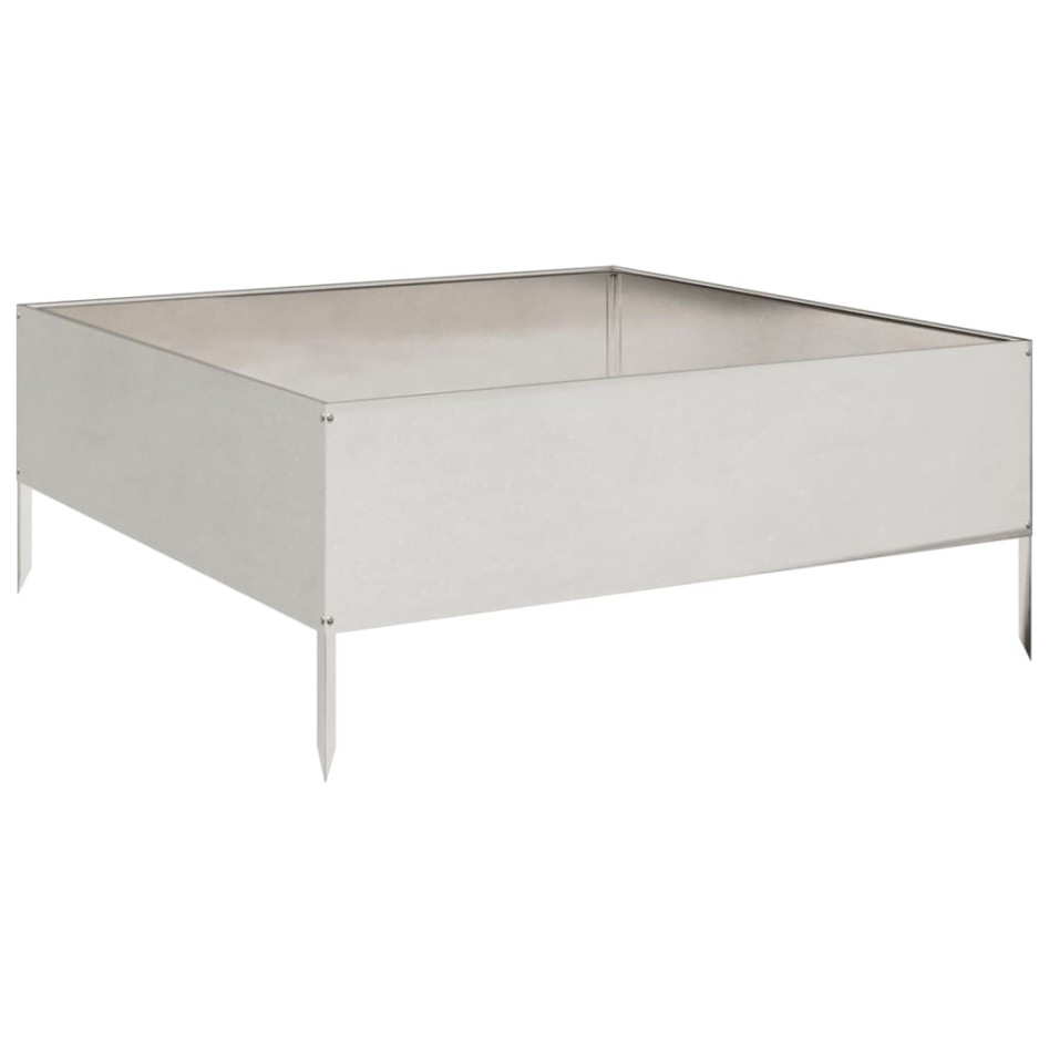 Jardinera de acero inoxidable 100x100x25