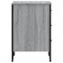Mesita de noche madera de ingeniería gris Sonoma 40x41x60