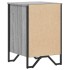 Mesita de noche madera de ingeniería gris Sonoma 40x41x60