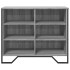 Aparador madera de ingeniería gris Sonoma 91x35,5x74,5
