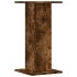 Soportes de plantas 2 uds madera roble ahumado 30x30x60