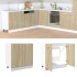 Armario inferior de fregadero madera ingeniería 80x46x81,5