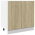 Armario inferior de fregadero madera ingeniería 80x46x81,5