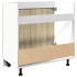 Armario inferior de fregadero madera ingeniería 80x46x81,5