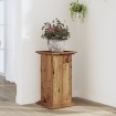 Soportes de plantas madera ingeniería envejecida 33x33x60 cm