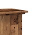 Soportes de plantas madera ingeniería envejecida 33x33x60