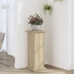 Soportes de plantas madera ingeniería roble Sonoma 33x33x80 cm